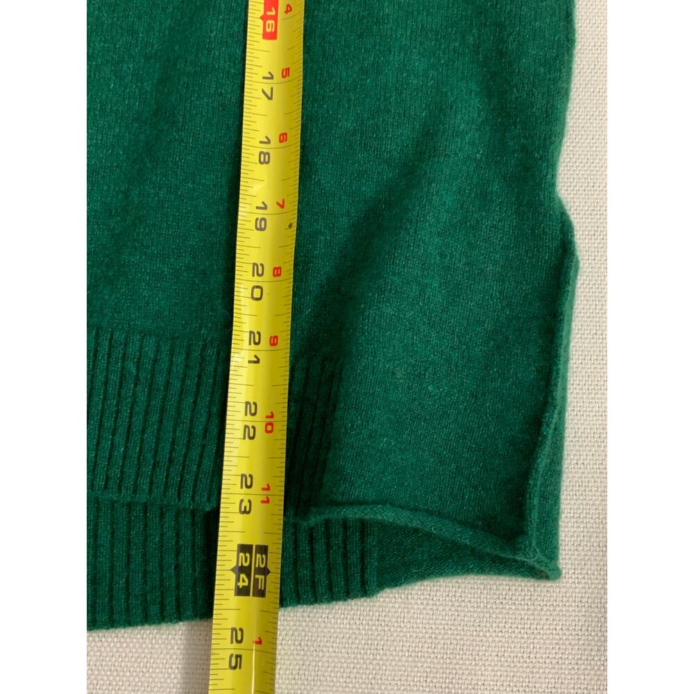 Zadig & Voltaire green crewneck cashmere sweater lightening bolts $368 NWT small - Picture 9 of 9